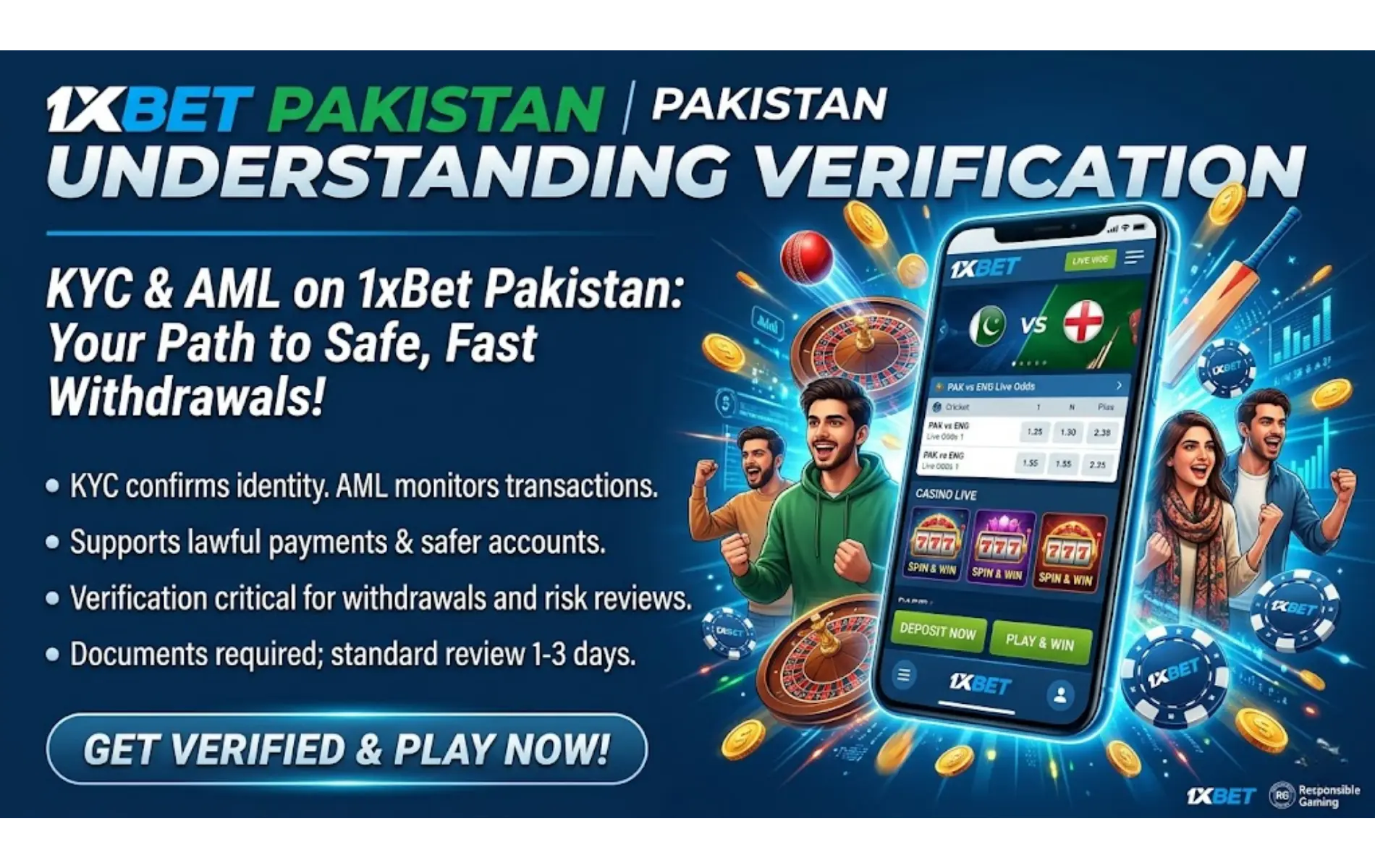 1xBet پر KYC اور AML کا کیا مطلب ہے اور تصدیق کیوں ضروری ہے۔