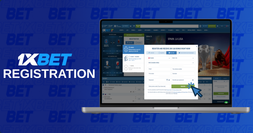 1xBet Registration
